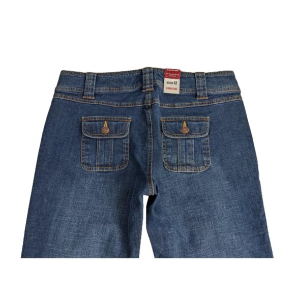 Old Navy Ultra Low Waist Capri Jeans 12 - Picture 5 of 6